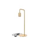 Tafellamp | Calex (E27, 53 cm, Goud), Huis en Inrichting, Lampen | Tafellampen, Verzenden, Nieuw