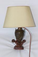 Lamp - Lamp met putti s - Brons, Marmer, Zamac