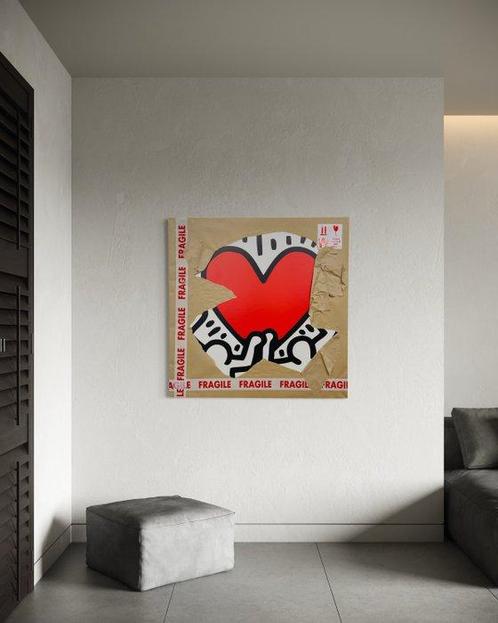 AIIROH (1987) - Escape From The Museum - Heart For Two by, Antiek en Kunst, Kunst | Schilderijen | Modern