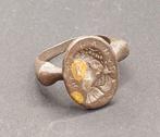 Oud-Romeins Brons Hadrian Ring REPLICA - 22 mm (Zonder, Antiek en Kunst