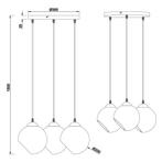 LED Hanglamp - Trion Klino - E27 Fitting - 3-lichts - Rond -, Huis en Inrichting, Ophalen of Verzenden, Nieuw, Metaal