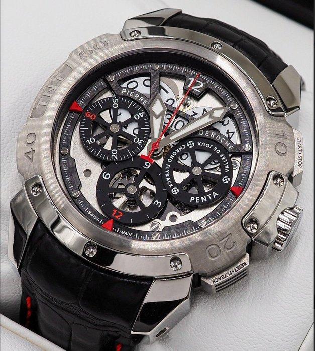 Pierre DeRoche - TNT Chrono Penta - Zonder minimumprijs -, Sieraden, Tassen en Uiterlijk, Horloges | Heren