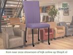 Leren eetkamerstoel Deal - Toledo Lila (lichtpaars) - Poten, Huis en Inrichting, Stoelen, Overige kleuren, Nieuw, Leer, Ophalen of Verzenden