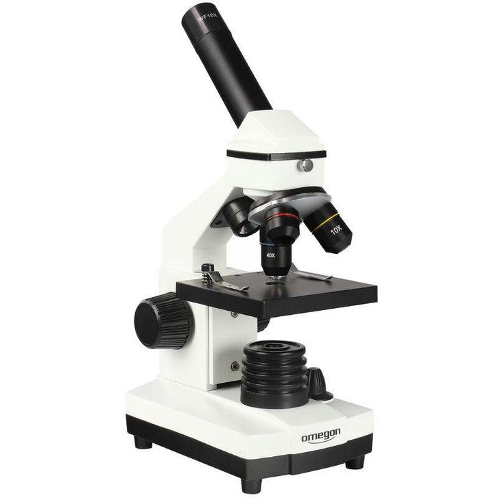 Omegon microscoop VisioStar 40x-400x LED, Audio, Tv en Foto, Optische apparatuur | Microscopen, Biologische microscoop, 400x tot 1000x