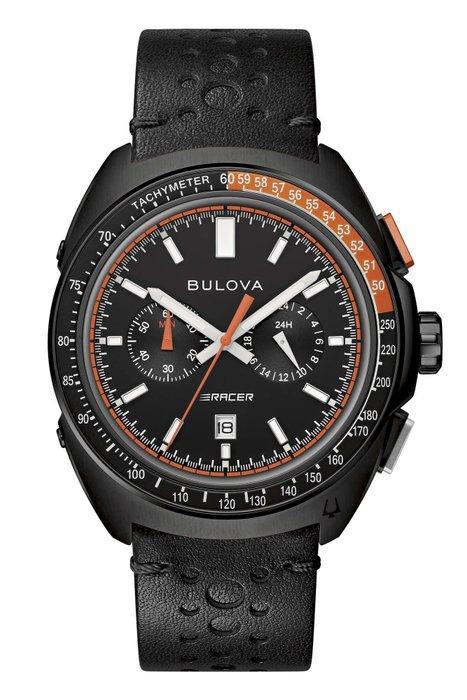 Bulova - NO RESERVE PRICE - RACER BLACK - Special Edition, Sieraden, Tassen en Uiterlijk, Horloges | Heren