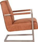 Trend Living Quin Fauteuil - Bruin - Microfiber - Vintage, Verzenden, Nieuw