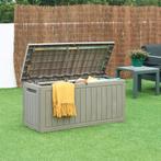 Tuin opbergbox Filetto 124x52,5x57 cm beige en houtkleurig c, Doe-het-zelf en Verbouw, Kratten en Dozen, Verzenden, Nieuw