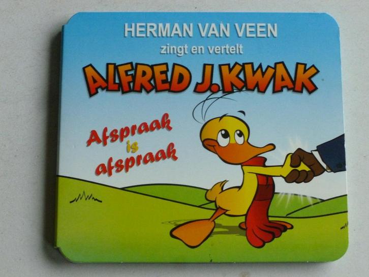 Herman van Veen / Alfred J. Kwak - Afspraak is Afspraak, Cd's en Dvd's, Cd's | Kinderen en Jeugd, Zo goed als nieuw, Verzenden