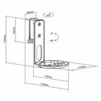 Speakerbeugel / muurbeugel geschikt voor Sonos Era 100, Audio, Tv en Foto, Luidsprekers, Verzenden, Nieuw