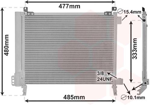 LUCHTCONDENSATOR VOOR NISSAN MICRA 2010-2013 921001HC1B, Auto-onderdelen, Airco en Verwarming, Nieuw, Ophalen of Verzenden