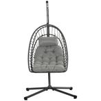 TRUUSK Rattan Hangstoel Hangende Stoel 194 Cm Schommelmand O, Verzenden, Nieuw