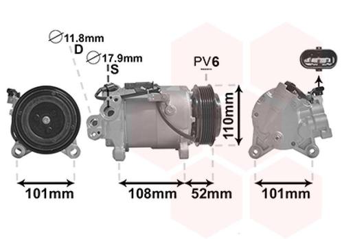 AIRCO COMPRESSOR VOOR BMW 2 AT/GT F45/46 2013-2021, Auto-onderdelen, Airco en Verwarming, Nieuw, Ophalen of Verzenden