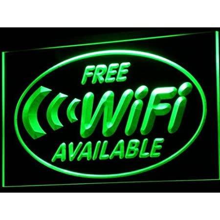 WIFI neon bord lamp LED cafe verlichting reclame lichtbak *g, Verzamelen, Merken en Reclamevoorwerpen, Nieuw, Verzenden