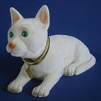 Witte kat voor hoedenplank, Verzamelen, Verzenden, Nieuw