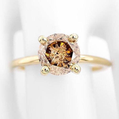Zonder Minimumprijs - Ring - 14 karaat Geel goud - 1.39ct., Sieraden, Tassen en Uiterlijk, Ringen