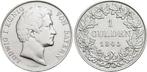 Gulden 1845 Bayern Ludwig I 1825-1848, Postzegels en Munten, Munten | Europa | Niet-Euromunten, Verzenden
