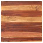 vidaXL Tafelblad 25-27 mm 70x70 cm massief acaciahout, Huis en Inrichting, Tafels | Eettafels, Verzenden, Nieuw