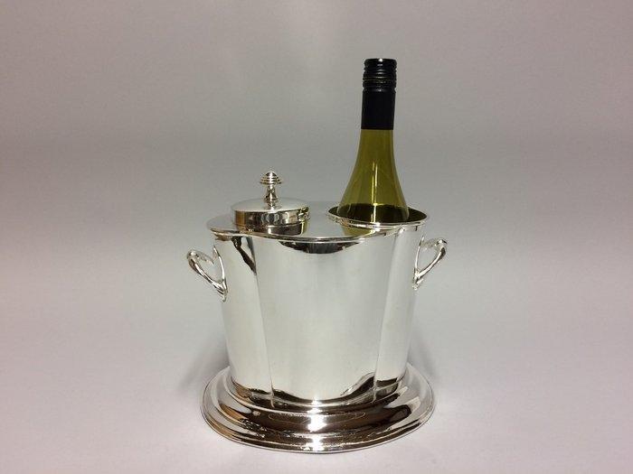 Wijnkoeler - Koeler voor één fles met een vak voor, Antiek en Kunst, Curiosa en Brocante