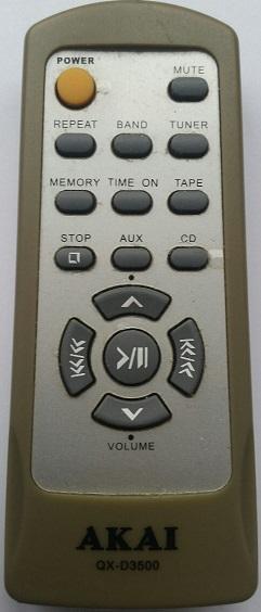 Afstandsbediening Akai QX-D3500, Audio, Tv en Foto, Afstandsbedieningen, Origineel, Nieuw, Ophalen of Verzenden