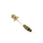 Gouden reversspeld, dasspeld van een Arabier, Ophalen of Verzenden, Gebruikt, Overige kleuren, Goud