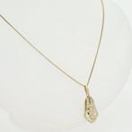 Ketting met hanger - 18 karaat Geel goud - 0.40ct. tw.