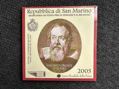 San Marino. 2 Euro 2005 Galileo Galilei  (Zonder, Postzegels en Munten, Munten | Europa | Euromunten