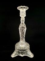 Verreries Scailmont Manage Belgium - Kaarsenhouder (2) -, Antiek en Kunst, Antiek | Glas en Kristal