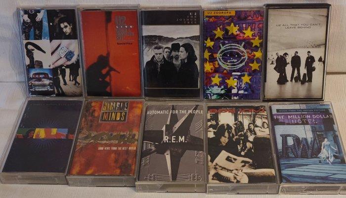 U2, R.E.M., Simple Minds, Bon Jovi - Collection of 10 x, Cd's en Dvd's, Vinyl Singles