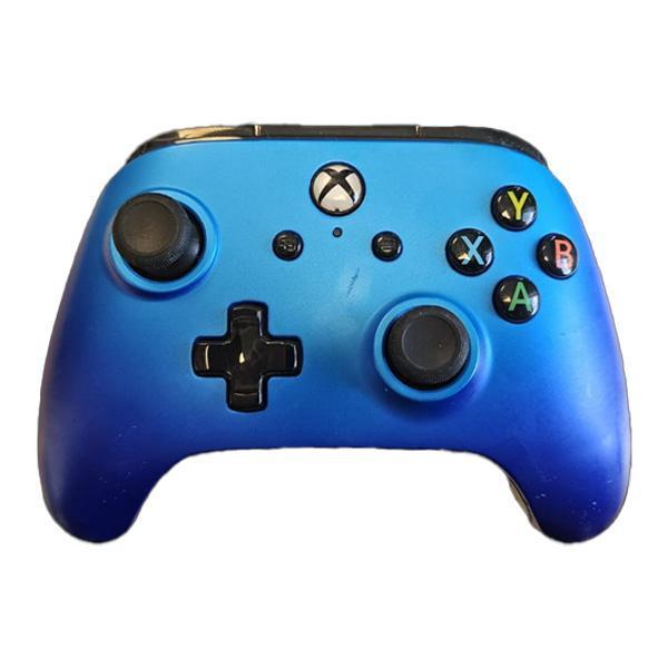 Xbox One Controller - Wired - Blauw - PowerA Xbox One, Spelcomputers en Games, Spelcomputers | Xbox | Accessoires, Zo goed als nieuw