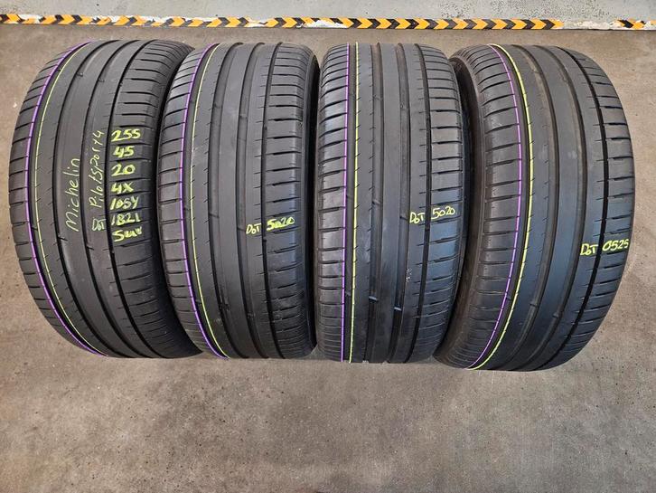 255/45/20 105Y MICHELIN ZOMERBANDEN 6,5MM PROFIEL 4X DEMO, Auto-onderdelen, Banden en Velgen, 20 inch, Erkend duurzaam, Zomerbanden
