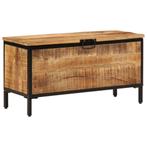 vidaXL Opbergkist 82x30x43 cm massief ruw mangohout, Huis en Inrichting, Woonaccessoires | Kisten, Verzenden, Nieuw