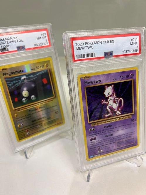 The Pokémon Company - 2 Graded card - Pokémon - Mewtwo,, Hobby en Vrije tijd, Verzamelkaartspellen | Pokémon