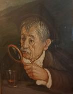 Tullio Grassi (1946-2011) - Vecchio con lente, Antiek en Kunst