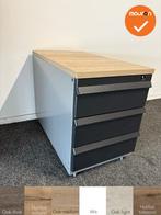 Ladeblok - 57x42x76cm - Zilvergrijs - 3 gelijke lades - kuns, Werkplek, Ophalen of Verzenden, Gebruikt, Kast