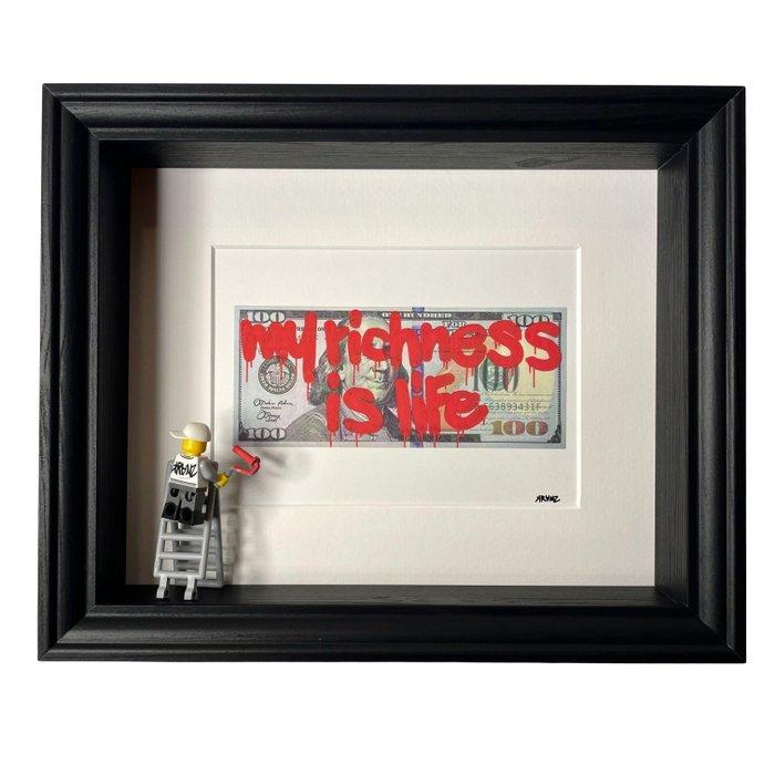 KRAM2 (1981) - MY RICHNESS IS LIFE, Antiek en Kunst, Kunst | Schilderijen | Modern