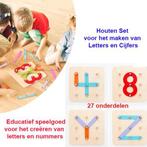 Houten Set voor het maken van Letters en Cijfers, Verzenden, Nieuw