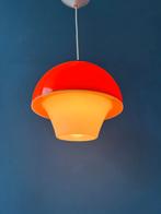 Acrylic Glass Orange and White Space Age Pendant Lamp, Huis en Inrichting, Lampen | Hanglampen, Ophalen of Verzenden, Nieuw