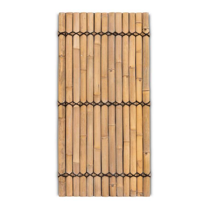 Bamboe schutting halfrond - 90 x 180 cm - Naturel - Eviro Ba, Tuin en Terras, Schuttingen, Nieuw, Verzenden
