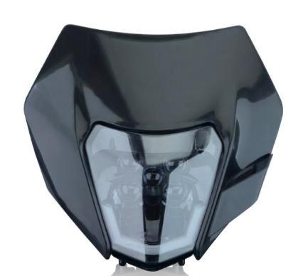 KTM 125 400 450 500 690 LED koplamp zwart, Motoren, Onderdelen | Overige, Ophalen of Verzenden