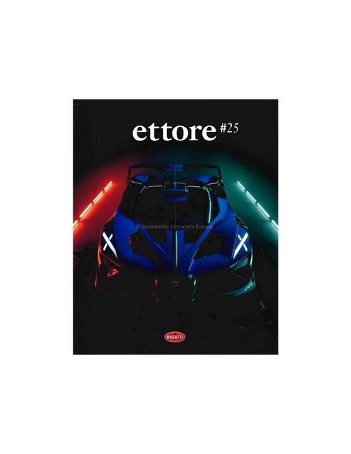 2020 HET OFFICIELE BUGATTI ETTORE MAGAZINE 25 ENGELS, Boeken, Auto's | Folders en Tijdschriften