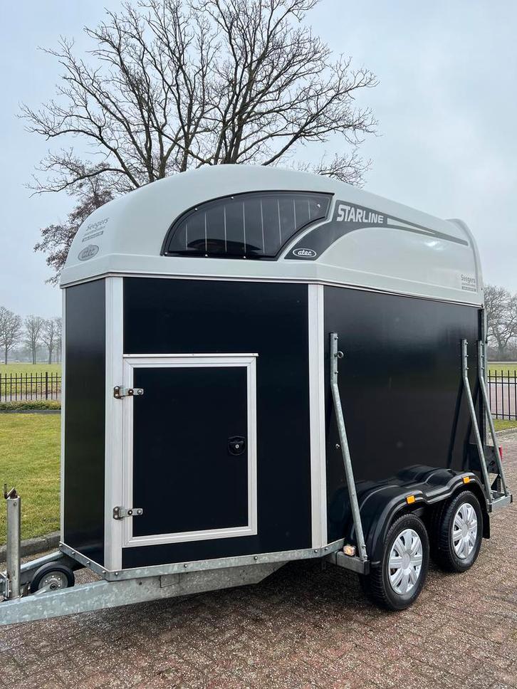 Prachtige Atec 2-paards paardentrailer!, Dieren en Toebehoren, Paarden en Pony's | Trailers en Aanhangwagens, 2-paards trailer