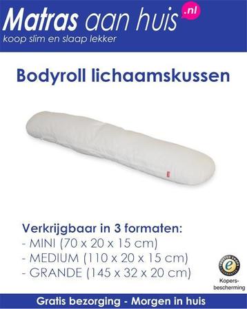 Bodyroll lichaamskussen | 3 verschillende formaten