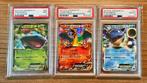 Pokémon - 3 Graded card - Blastoise, Charizard, Venusaur -, Hobby en Vrije tijd, Verzamelkaartspellen | Pokémon, Nieuw