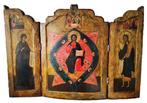 Icoon - Deësis - Hout, Antiek en Kunst