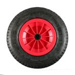 Benson Groot kruiwagenwiel - rode velg - naaldlager - 400..., Ophalen of Verzenden, Nieuw