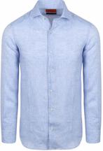 Suitable Overhemd Linnen Lichtblauw maat 42 Heren, Kleding | Heren, Verzenden, Nieuw, Suitable