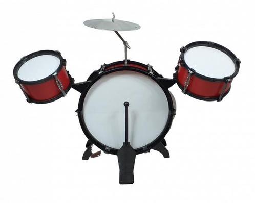 Drumstel Rood (Muziek, Speelgoed) (Speelgoed, Muziek), Kinderen en Baby's, Speelgoed | Overig, Nieuw, Ophalen of Verzenden