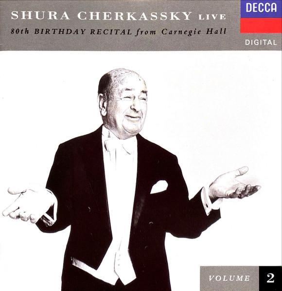 cd - Shura Cherkassky - 80th Birthday Recital From Carneg..., Cd's en Dvd's, Cd's | Overige Cd's, Zo goed als nieuw, Verzenden