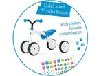 Chillafish Quadie, kindervoertuig / loopfiets, 4 wieler,, Verzenden, Zo goed als nieuw