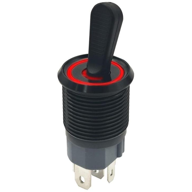 ProRide Metalen Tuimelschakelaar 12-24V OFF-ON - Inbouw -, Doe-het-zelf en Verbouw, Elektra en Kabels, Nieuw, Verzenden